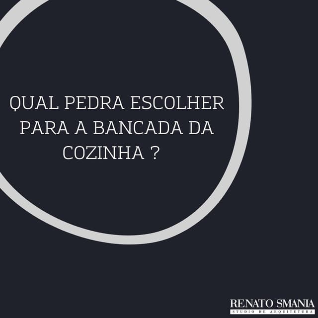 Qual pedra escolher para a bancada da cozinha?